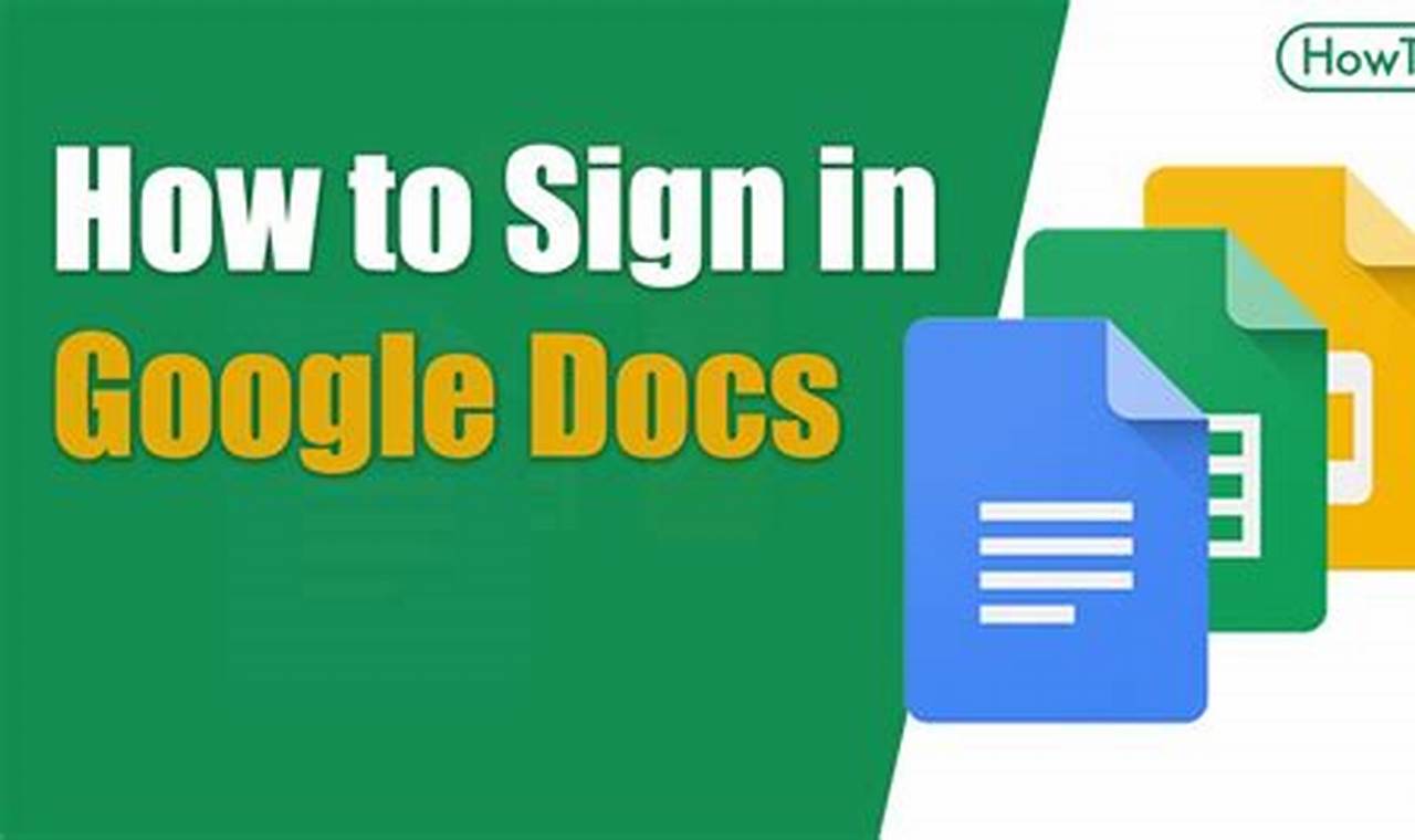 Master Google Docs Sign In: Unlocking Productivity and Collaboration
