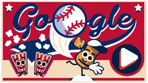 Google's new doodle features the 4th of July and a really cute/addictive baseball game google