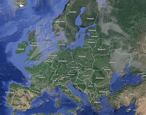 Google Maps Europe In English CATTREESISAL