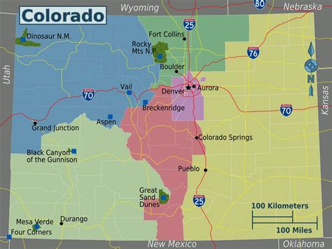 Google Map Colorado Usa