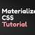 google materialize css