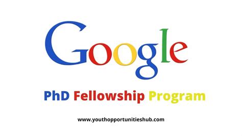 Fully Funded Google PhD Fellowship Program for Graduate Students, 2019