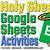 google sheets activities for students