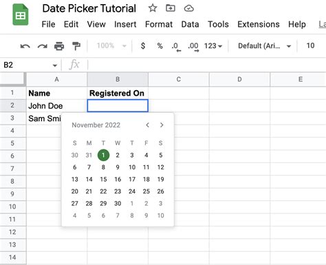 Insert Date Picker Drop Down Menu In Excel 2021 Calendar Template 2021