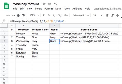Count the Number of Selected Days of the Week in Google Sheets