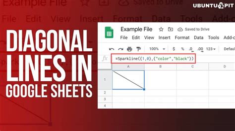 How to Insert Diagonal Line in Cell in Google Sheets Sheetaki
