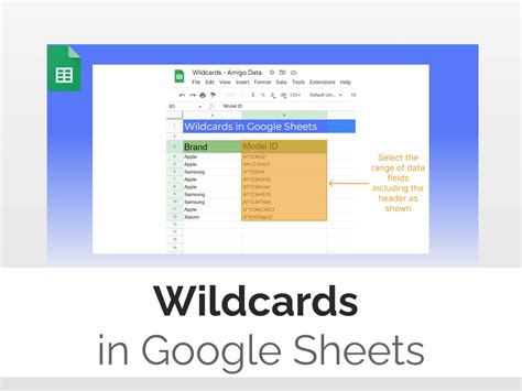 How to Use Wildcards in Google Sheets