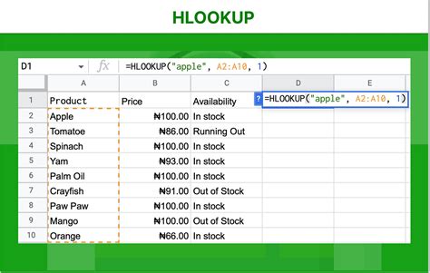 How to do a Vlookup to the left in Google Sheets?