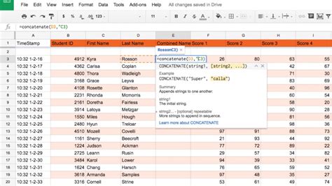 concatenation Google Sheets formula to concatenate column headers