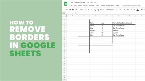 How to Remove Table Borders in Google Docs in 2020 Google docs, Word