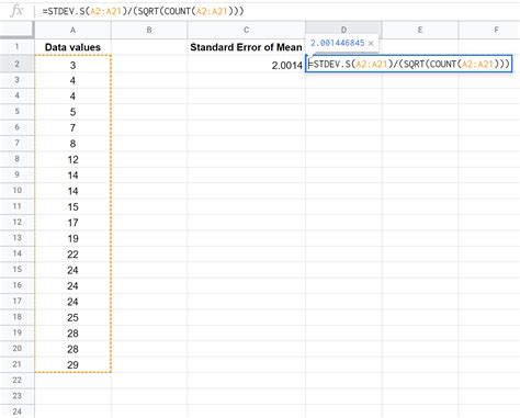 Creating Error Bars on Google Sheets to Show How Data is Spread YouTube
