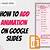 google slide with animations how to replay during presentation