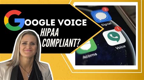 Is Google Voice HIPAA Compliant?