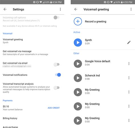 YouMail provides an option to Google Voice for your voicemail needs