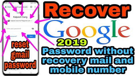 google account recovery lost phone