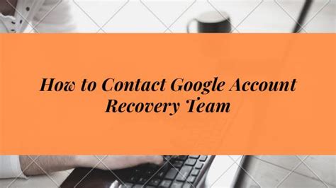 google account recovery team