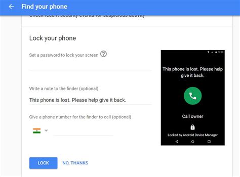 google accounts find my device