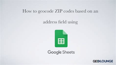 google address zip code