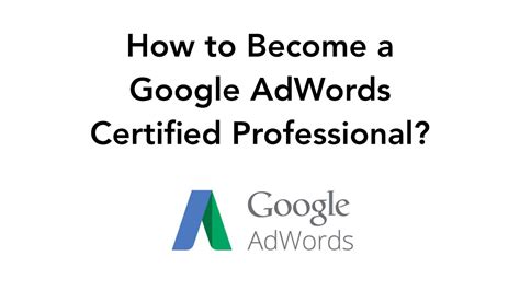 Google Adwords Qualified Professional