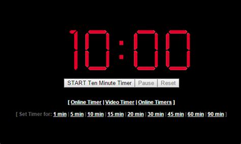 google alarm clock online timer