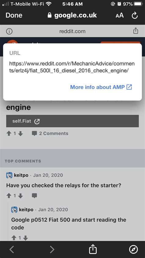 Google Amp Reddit