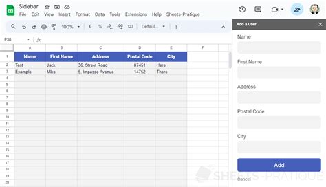 Google Apps Script Custom Sidebar