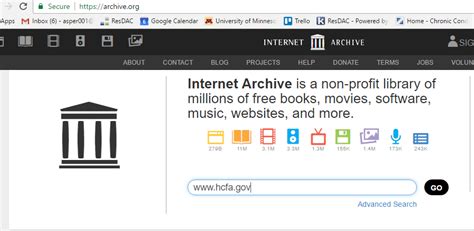 google archive website search