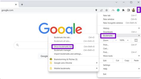 Google Bookmarks Missing From Toolbar