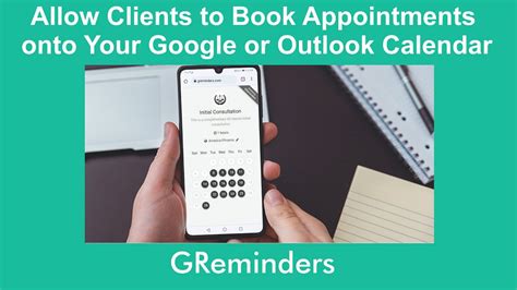 google calendar book appointments