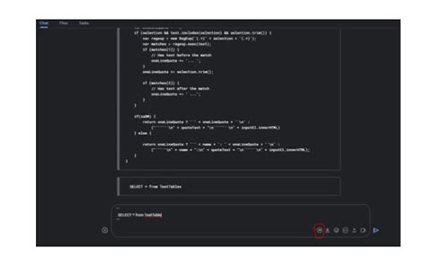 Google Chat Code Block