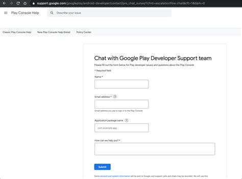 Google Chat Support