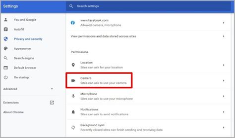 Google Chrome Access To cam