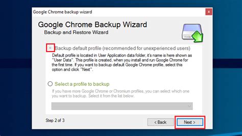 Google Chrome Backup