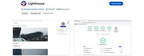Google Chrome Extensions Lighthouse