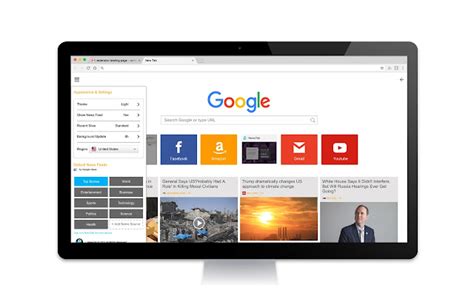 google chrome news feed