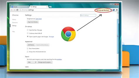 google chrome pop ups on desktop
