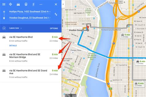google classic maps driving directions