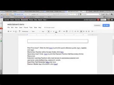 Google Clipboard In Google Docs