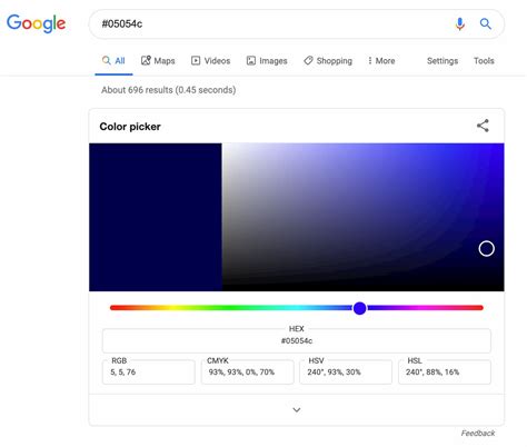 google color picker tool rgb