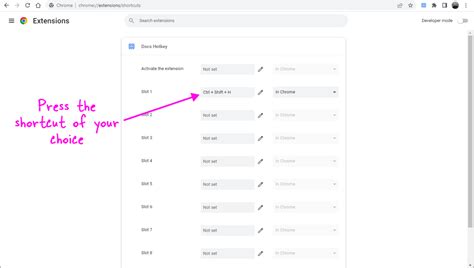 Google Docs Keyboard Shortcut Highlight