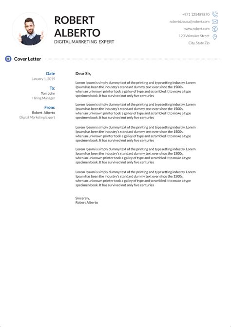 google docs resume cover letter template