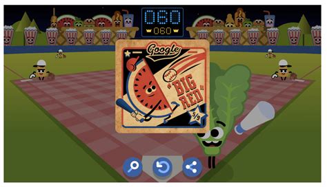 google doodle baseball 4 of july game