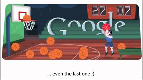 google doodles games basketball