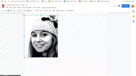Google Drawing Grid