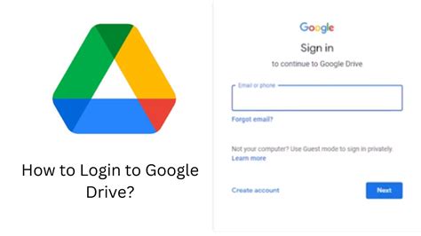 google drive email log in