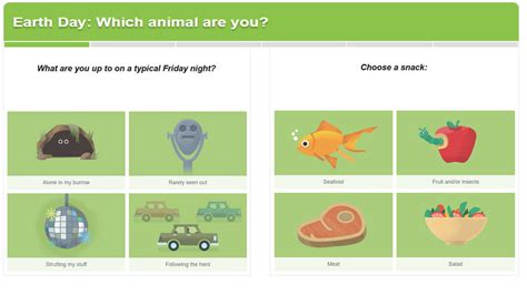 google earth day quiz all animals