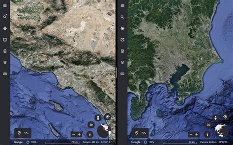 Google Earth Scale Ratio