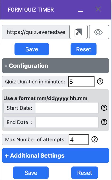 Google Form Quiz Timer App Download