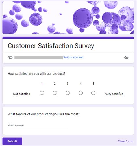 Google Forms Make Survey