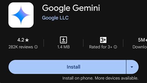 google gemini android app